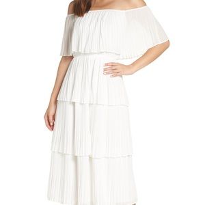 NWT Lulus Gala Ready Ruffled Dress